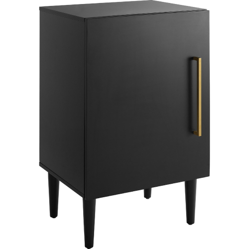 Everett Record Player Stand in Matte Black