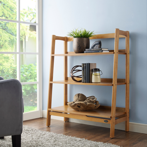 Landon 3 Shelf Bookcase in Acorn Finish