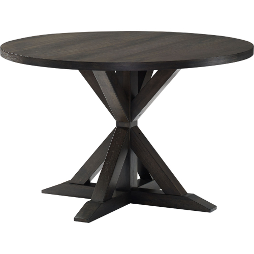 Hayden 47" Round Dining Table in Slate Finish