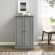 Seaside Accent Cabinet in Distressed Gray Finish