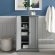 Seaside Accent Cabinet in Distressed Gray Finish