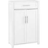 Savannah Storage Cabinet in White Finish