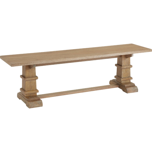 Joanna Dining Bench in Rustic Brown