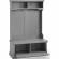 Seaside Hall Tree in Distressed Gray Finish