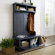 Seaside Hall Tree in Distressed Navy Blue Finish