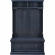 Seaside Hall Tree in Distressed Navy Blue Finish