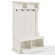 Seaside Hall Tree in Distressed White Finish