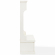 Seaside Hall Tree in Distressed White Finish
