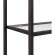 Aimee Etagere Bookcase in Oil Rubbed Bronze Pagoda Frame & Tempered Glass