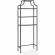 Aimee Space Saver Bookcase in Oil Rubbed Bronze & Glass