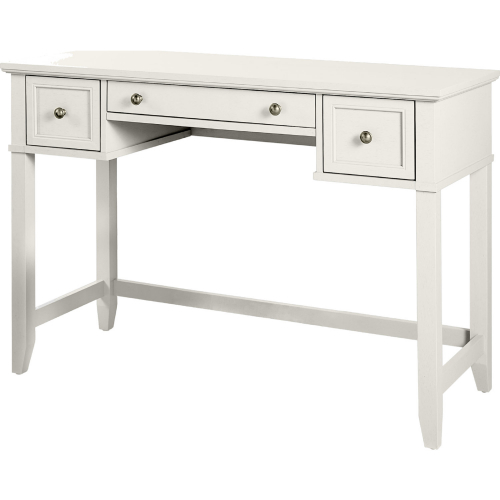 Vista Desk in White Finish Wood