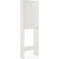 Seaside Space Saver Cabinet in Distressed White Finish