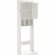 Seaside Space Saver Cabinet in Distressed White Finish