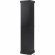 Seaside Tall Linen Cabinet in Distressed Black Finish
