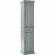Seaside Tall Linen Cabinet in Distressed Gray Finish