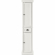 Seaside Tall Linen Cabinet in Distressed White Finish