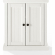 Seaside Wall Cabinet in Distressed White Finish