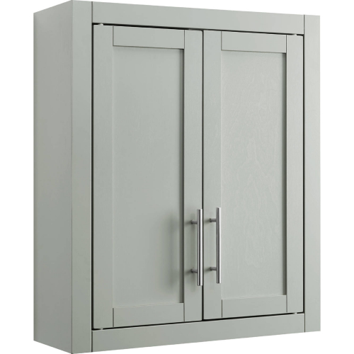 Savannah Wall Bath Cabinet in Gray Finish