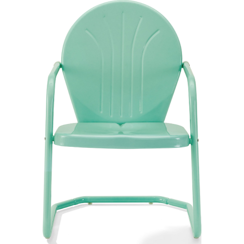 Griffith Outdoor Chair in Aqua Metal