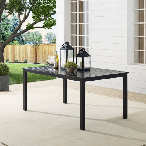 Kaplan Outdoor 60" Dining Table in Oil Rubbed Bronze