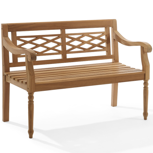 Olivier Indoor Outdoor Bench in Teak Wood