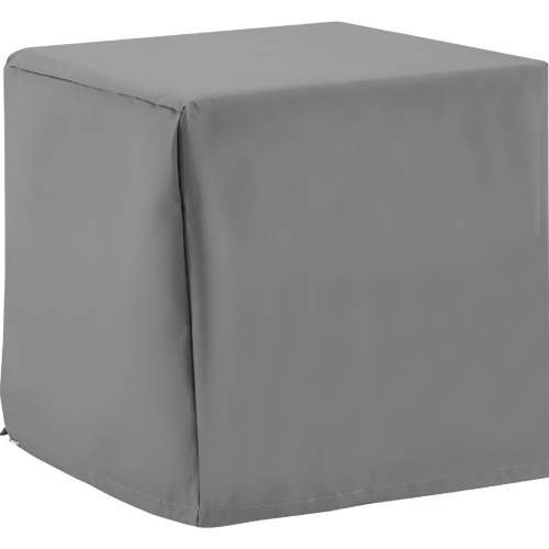 Outdoor End Table Furniture Cover in Gray Fabric