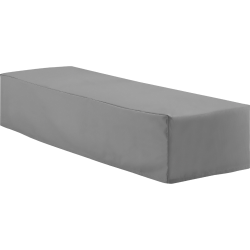 Outdoor Chaise Lounge Furniture Cover in Gray Fabric