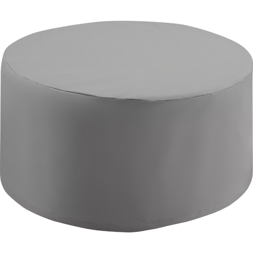 Outdoor Catalina Round Table Furniture Cover in Gray Fabric