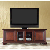 Alexandria 60" Low Profile TV Stand in Vintage Mahogany Finish