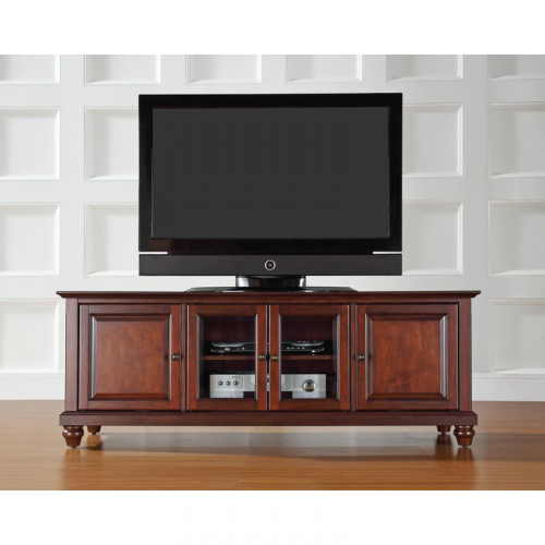 Cambridge 60" Low Profile TV Stand in Vintage Mahogany Finish