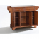 Lafayette Kitchen Island in Classic Cherry Finish with Stainless Steel Top