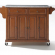Kitchen Cart Island in Classic Cherry Finish with Salt & Pepper Granite Top