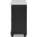 Cambridge Kitchen Island Cart in Black with White Granite Top
