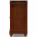 Cambridge Kitchen Island Cart in Mahogany with White Granite Top