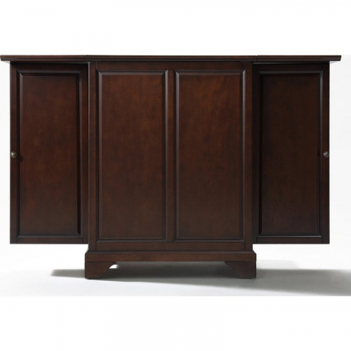 Lafayette Expandable Bar Cabinet in Vintage Mahogany Finish