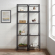 Aimee Etagere Bookcase in Bronze Steel & Glass (Set of 2)