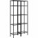 Aimee Etagere Bookcase in Bronze Steel & Glass (Set of 2)