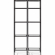 Aimee Etagere Bookcase in Bronze Steel & Glass (Set of 2)