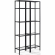 Aimee Etagere Bookcase in Bronze Steel & Glass (Set of 2)