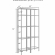 Aimee Etagere Bookcase in Gold Steel & Glass (Set of 2)