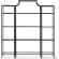 Aimee 3 Piece Etagere Bookcase Set in Bronze Steel & Tempered Glass