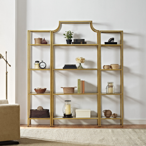 Crosley furniture aimee clearance narrow etagere bookcase