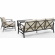 Kaplan 3 Piece Outdoor Sofa Set in Oil Rubbed Bronze & Oatmeal Cushions