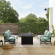 Kaplan 3 Piece Outdoor 2 Loveseats & Dante Fire Table Set in Oil Rubbed Bronze & Mist
