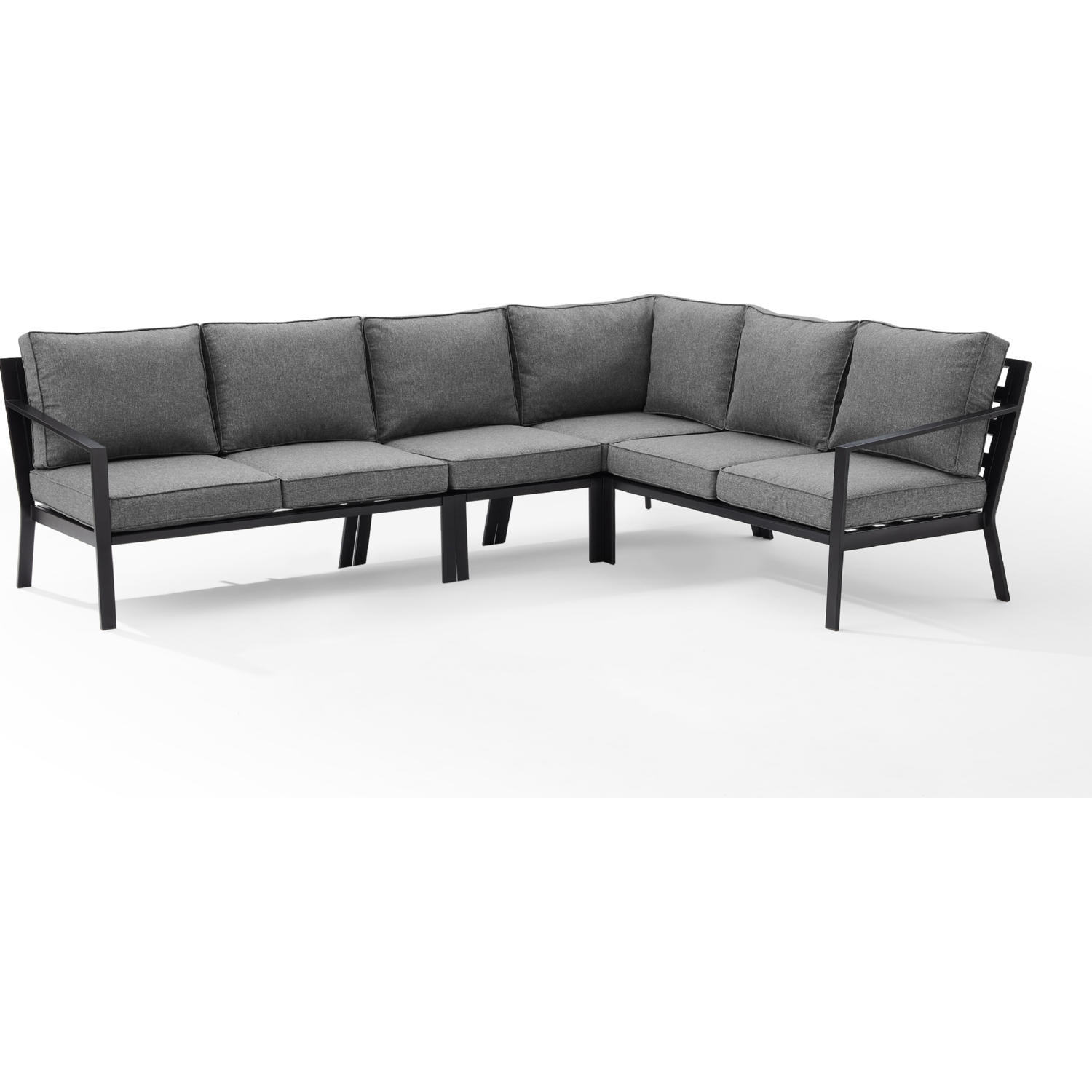 Outdoor corner best sale sofa metal