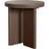 Aspen Round End Side Table in Dark Oak finish