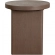 Aspen Round End Side Table in Dark Oak finish