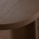 Aspen Round End Side Table in Dark Oak finish