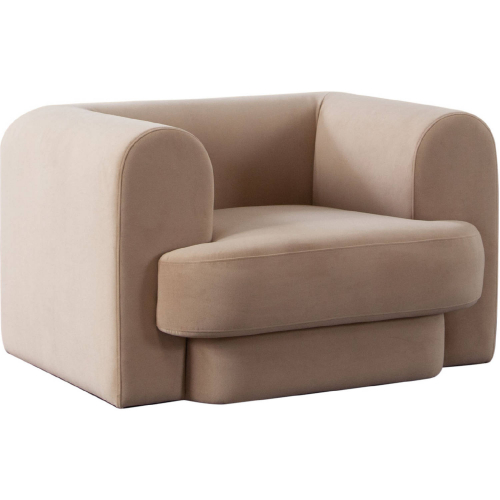 Form Accent Chair in Camel Performance Velvet