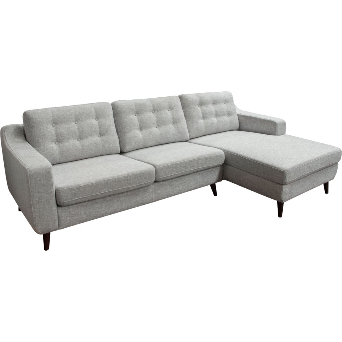 Diamond Sofa JORDANARF2PCSECTLG Jordana Sectional Sofa w/ Right Facing ...